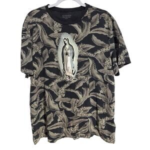 ALLSAINTS Puerto Kahuna Crew T-Shirt Men Size M Lady Guadalupe Casual Streetwear
